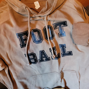 FOOTBALL vintage wash GAME DAY hoodie