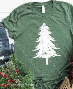 Vintage Christmas Tree graphic tee🌲