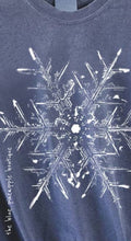 Load image into Gallery viewer, Snowflakes and Blue Jeans Christmas/Winter tee
