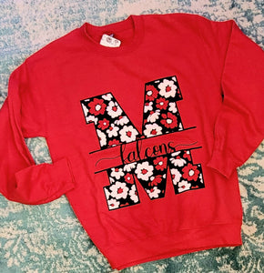 SCHOOL SPIRIT Floral Vibe Crewneck Sweatshirt