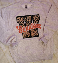 Load image into Gallery viewer, Varsity Game Day Leopard Sweatshirt
