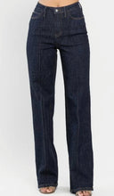 Load image into Gallery viewer, Judy Blue Flytown Front Seam Wide Leg Trouser Jeans-style 88664
