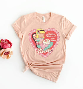 Vintage Valentine Heart graphic tee