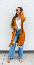 Load image into Gallery viewer, Sierra lightweight winter knee-length cardigan
