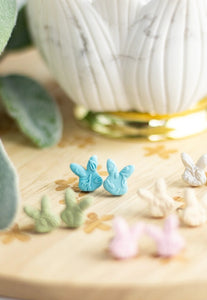 EJ Clay Bunny Stud Earrings