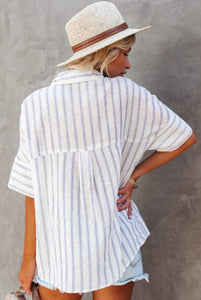 Beach Stroll Airy Summer Blouse