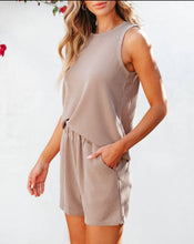 Load image into Gallery viewer, Corded Sleeveless Top and Shorts Set
