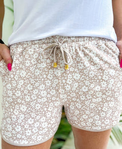 Wishlist Neutral Floral Everyday Shorts by Jess Lea