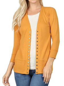 Snap Front Cardigan