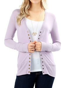 Snap Front Cardigan