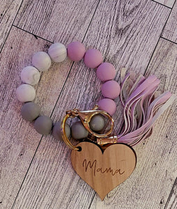 Silicone Bracelet Keyring