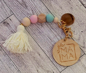 Silicone Drop Keychain