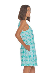 Sunshine Shores Sleeveless Shift Dress from *Cabana Life