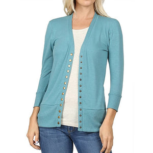 Snap Front Cardigan