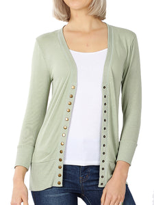 Snap Front Cardigan