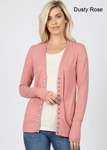 Snap Front Cardigan