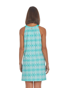 Sunshine Shores Sleeveless Shift Dress from *Cabana Life