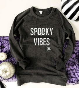 'Spooky Vibes' French Terry Sweatshirt