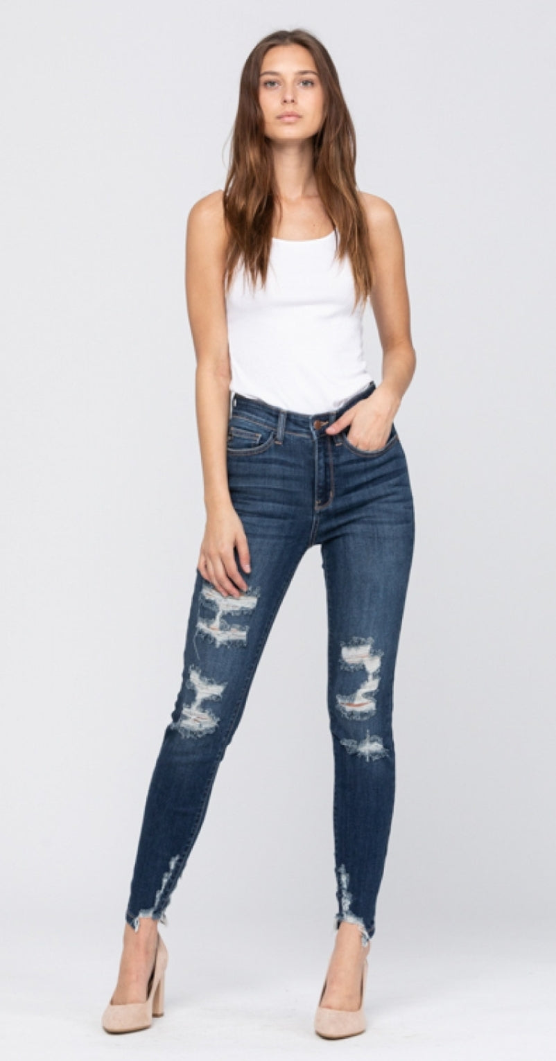 Judy Blue Curvy High-Rise Cropped Skinny 82139W