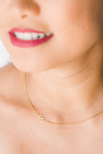 Load image into Gallery viewer, Itty Bitty stainless steel initial necklace
