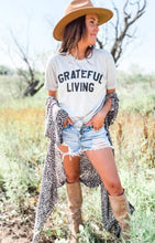 Load image into Gallery viewer, Grateful Living graphic tee
