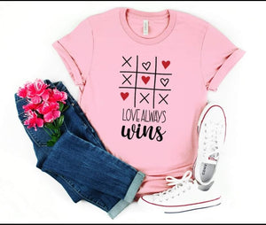 LOVE ALWAYS WINS graphic tee