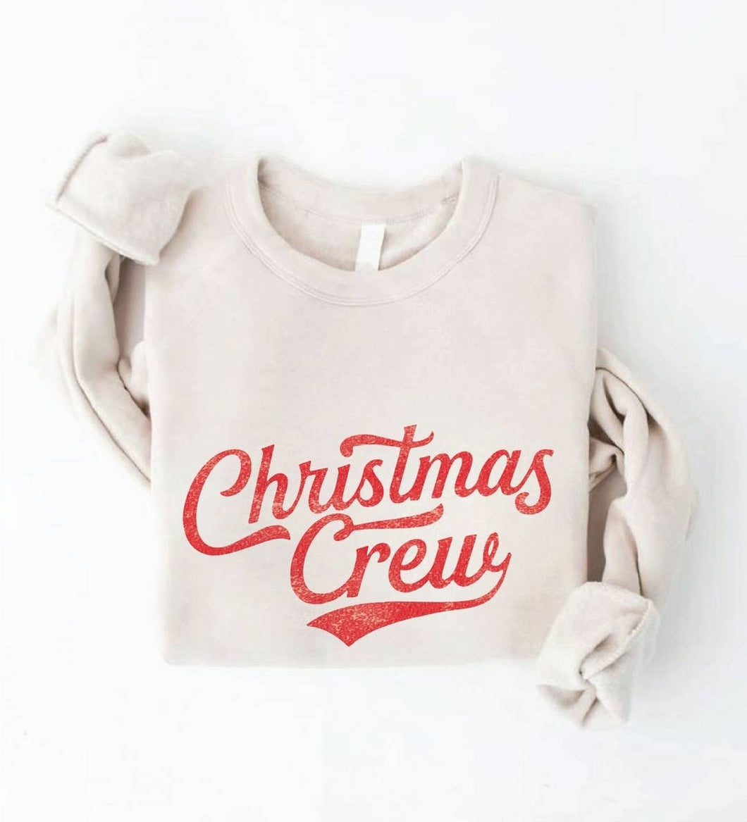 CHRISTMAS CREW holiday sweatshirt from Oat Collective