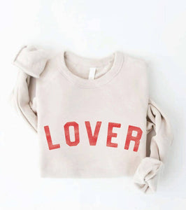 Oat Collective LOVER Sponge Fleece Sweatshirt