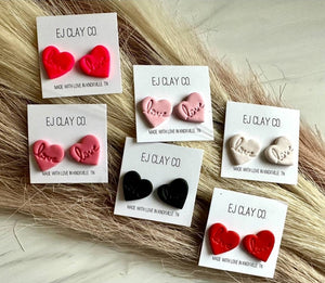 Valentine Love Studs