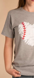 For the Love of Baseball graphic tee