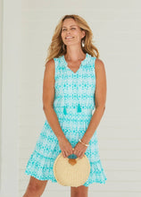 Load image into Gallery viewer, Sunshine Shores Sleeveless Ruffle Dress from *Cabana Life
