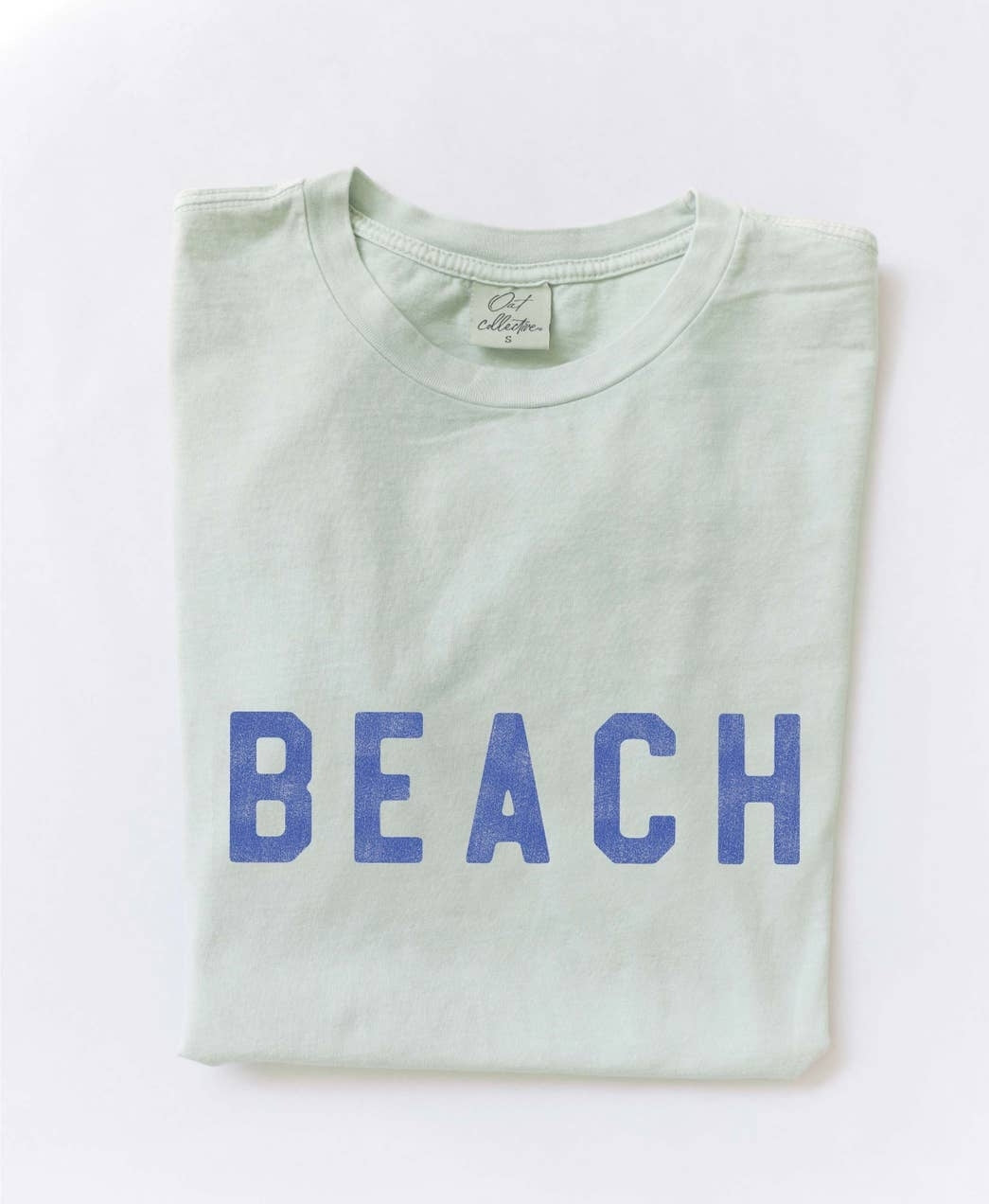 BEACH🏝 mineral wash graphic tea from Oat Collective