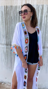 Stevie Crochet Beach Coverup