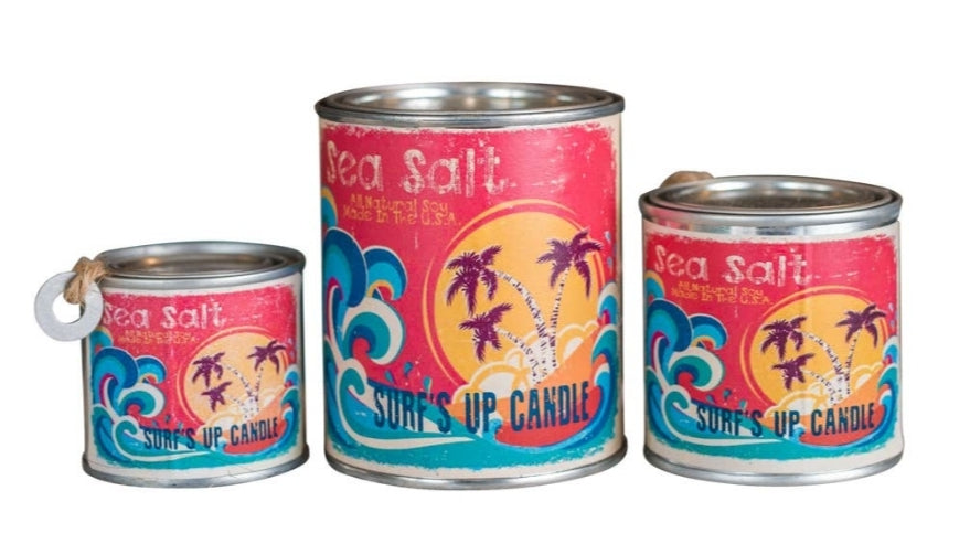 Surfs Up 'Sea Salt' Paint Can Candlr