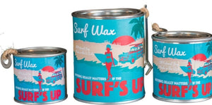 Surfs Up 'Surf Wax' Paint Can Candle