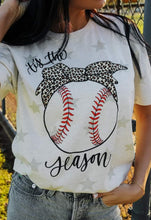 Load image into Gallery viewer, Tis The Season baseball star graphic tee
