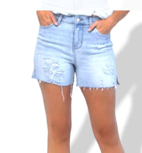 Load image into Gallery viewer, Judy Blue Style 15101 Cindy Embroidered Pocket Denim Shorts
