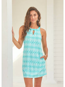 Sunshine Shores Sleeveless Shift Dress from *Cabana Life