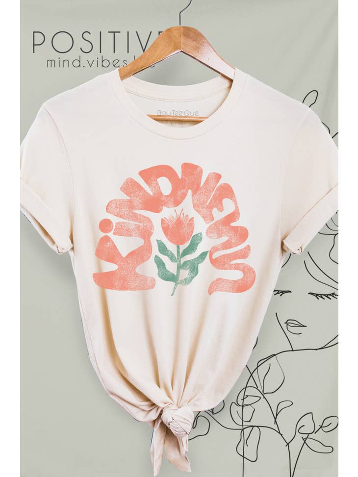 KINDNESS Boho Print graphic tee