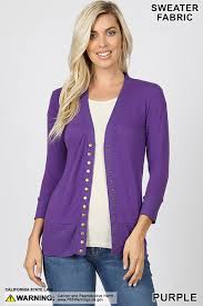 Snap Front Cardigan