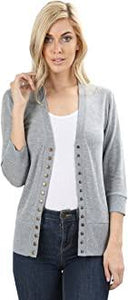 Snap Front Cardigan