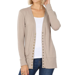 Snap Front Cardigan