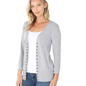 Snap Front Cardigan