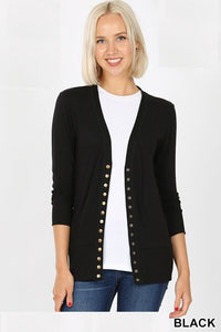 Snap Front Cardigan