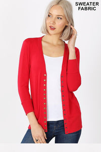 Snap Front Cardigan